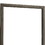 Benjara BM233729 35 Inch Transitional Style Wooden Frame Mirror, Gray