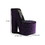 Benjara BM240355 High Heel Shoe Jewelry Box with 3 Hooks and Storage, Purple