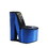 Benjara BM240361 High Heel Shoe Jewelry Box with 3 Hooks and Storage, Blue