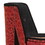 Benjara BM240368 High Heel Leopard Shoe Jewelry Box with 2 Hooks, Red