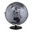Benjara BM240408 Globe Accent Decor with Inbuilt LED, Black and Gray