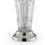 Benjara BM240443 Table Lamp with Semi Fluted Glass Base, Set of 2, Off White