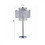 Benjara BM240893 Metal Table Lamp with Hanging Acrylic Beads and USB Plugin, Silver