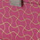 Benjara BM240928 Travel Jewelry Case with 2 Drawer Storage and Wavy Textured Pattern, Pink