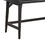 Benjara BM269320 Writing Desk with 3 Drawers and Wooden Frame, Black