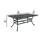 Benjara BM272255 68 Inch Wynn Outdoor Patio Pattern Metal Dining Table, Black