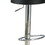 Benzara BM69050 Stylish And Elegant Backless Adjustable Bar Stool, Black