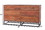 The Urban Port UPT-182996 Modern Acacia Wood Dresser or Display Unit With Metal Base, Walnut Brown and Black