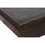 The Urban Port UPT-204781 36 Inch Square Shape Acacia Wood Coffee Table with Trapezoid Base, Brown