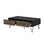 The Urban Port UPT-225267 2 Removable Drawer Wooden Coffee Table With Hairpin Legs, Black and Brown