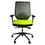 The Urban Port UPT-230095 Adjustable Mesh Back Ergonomic Office Swivel Chair with Padded Seat and Casters, Green and Gray