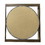 The Urban Port UPT-247266 Round Wall Mirror with Rectangular Wooden Frame, Brown