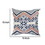 The Urban Port UPT-261538 18 x 18 Handcrafted Square Jacquard Cotton Accent Throw Pillow, Geometric Tribal Pattern, White, Black, Beige