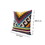 The Urban Port UPT-268960 24 x 24 Square Cotton Accent Throw Pillow, Geometric Aztec Tribal Pattern, Multicolor