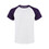 TOPTIE Custom Raglan T-shirt, Personalized Varsity Tee, Athletic Workout Shirt