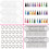 TOPTIE 30 Set Acrylic Keychain Blanks Jump Ring, Transparent Circle Blanks, 2" Diameter, DIY Project Craft
