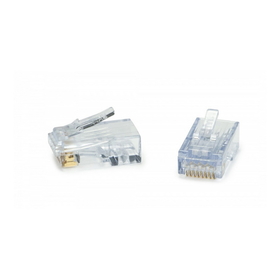 CableWholesale 100028C Platinum Tools ezEX44-RJ45 Crimp Plugs, (Cat5e/Cat6 compatible), 50 Pieces Clamshell