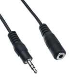 CableWholesale 10A1-01225 3.5mm Stereo Extension Cable, 3.5mm Male to 3.5mm Female, 25 foot
