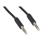 CableWholesale 10A1-02106 Slim Mold Aux Cable,  3.5mm Stereo Male to 3.5mm Stereo Male, 6 foot
