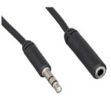 CableWholesale 10A1-02225 Slim Mold 3.5mm Stereo Extension Cable, 3.5mm Male to 3.5mm Female, 25 foot