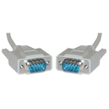 CableWholesale 10D1-03125 Serial Cable, DB9 Male, UL rated, 9 Conductor, 1:1, 25 foot