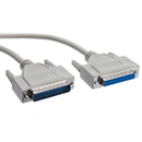 CableWholesale 10D3-01203 Serial Extension Cable, DB25 Male to DB25 Female, RS-232, 1:1, 3 foot