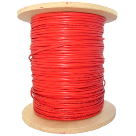 CableWholesale 10E2-206NH 6 Fiber Indoor Distribution Fiber Optic Cable, Multimode, 62.5/125, Orange, Riser Rated, Spool, 1000 foot