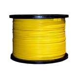 CableWholesale 10F1-001NH Bulk Zipcord Fiber Optic Cable, Singlemode, Duplex, 9/125, Yellow, Riser Rated, Spool, 1000 foot