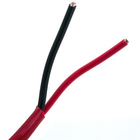 CableWholesale 10F7-02712NH Fire Alarm / Security Cable, Red, 14/2 (14 AWG 2 Conductor), Solid, FPLR, Spool, 1000 foot