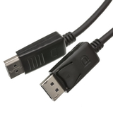 CableWholesale 10H1-60110 DisplayPort 1.2 Video Cable, DisplayPort Male, 10 foot