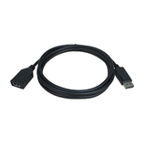CableWholesale 10H1-60206 DisplayPort Male to DisplayPort Female 6ft Extension Cable