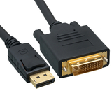 CableWholesale 10H1-61110 DisplayPort to DVI Video Cable, DisplayPort Male to DVI Male, 10 foot