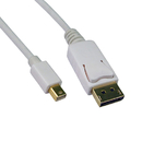 CableWholesale 10H1-62110 Mini DisplayPort 1.2 Video Cable, Mini DisplayPort Male to DisplayPort Male, 10 foot