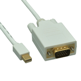 CableWholesale 10H1-62410 Mini DisplayPort to VGA Video Cable, Mini DisplayPort Male to VGA Male, 10 foot