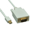 CableWholesale 10H1-62410 Mini DisplayPort to VGA Video Cable, Mini DisplayPort Male to VGA Male, 10 foot