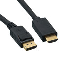 CableWholesale 10H1-64103 DisplayPort to HDMI Cable, DisplayPort Male to HDMI Male, 3 foot