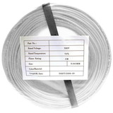 CableWholesale 10K4-02912CF Security/Alarm Wire, White, 22/2 (22AWG 2 Conductor), Solid, CMR / Inwall rated, Coil Pack, 500 foot