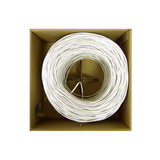 CableWholesale 10K4-06912SH Security/Alarm Wire, White, 22/6 (22AWG 6 Conductor), Stranded, CMR / Inwall rated, Pullbox, 1000 foot