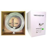 CableWholesale 10K5-02212SF Security/Alarm Wire, Gray, 18/2 (18AWG 2 Conductor), Stranded, CMR / Inwall rated, Pullbox, 500 foot