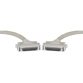 CableWholesale 10P1-02103 SCSI II cable, HPDB50 (Half Pitch DB50) Male, 25 Twisted Pairs, 3 foot
