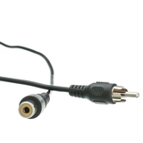 CableWholesale 10R1-01206 RCA Audio / Video Extension Cable, RCA Male to RCA Female, 6 foot