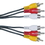 CableWholesale 10R1-03106 RCA Audio / Video Cable, 3 RCA Male, 6 foot