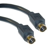 CableWholesale 10S2-01106G S-Video Cable, MiniDin4 Male, Gold-plated connector, 6 foot