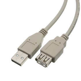 CableWholesale 10U2-02106E USB 2.0 Extension Cable, Type A Male to Type A Female, 6 foot