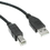 CableWholesale 10U2-02201BK USB 2.0 Printer/Device Cable, Black, Type A Male to Type B Male, 1 foot