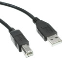 CableWholesale 10U2-02210BK USB 2.0 Printer/Device Cable, Black, Type A Male to Type B Male, 10 foot