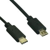 CableWholesale 10U2-33003 USB 2.0 Type C Male to Micro B Male Cable - 480mb - 3ft