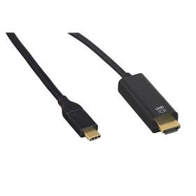 CableWholesale 10U2-34010 USB-C High Definition Video Cable, USB-C from device to HDMI 4K on TV, 10 foot