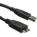 CableWholesale 10U3-03103BK Micro USB 3.0 Cable, Black, Type A Male to Micro-B Male, 3 foot