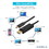 CableWholesale 10U3-60106 USB 3.1 Type C Male to DisplayPort Male Video Cable, 6 Foot, Black